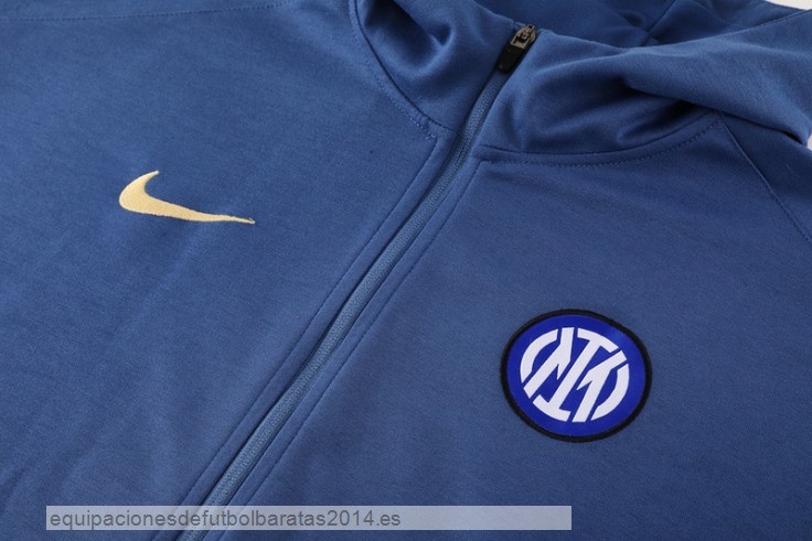 Nuevo Chaqueta Con Capucha Inter Milan 24/25 Azul Baratas